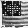 The flag from Fort Sumter, where the first shots of the Civil War were fired on April 12, 1861.